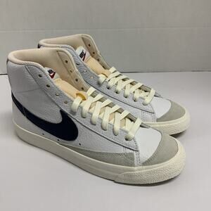 Nike Blazer Mid '77 Washed Denim FN6877 100 Size 8.5 White Blue Mid Top Sneaker